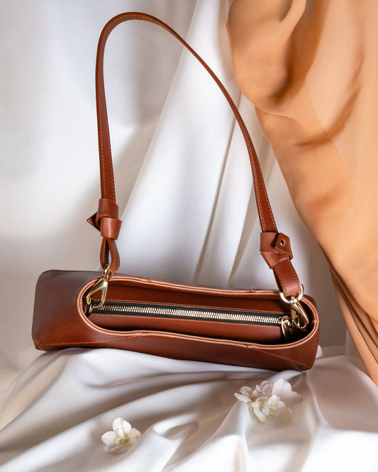 MADEINA COGNAC BROWN