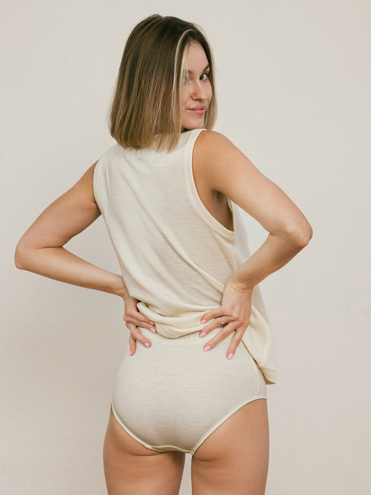 Figi LIWIA – Ecru – Merino