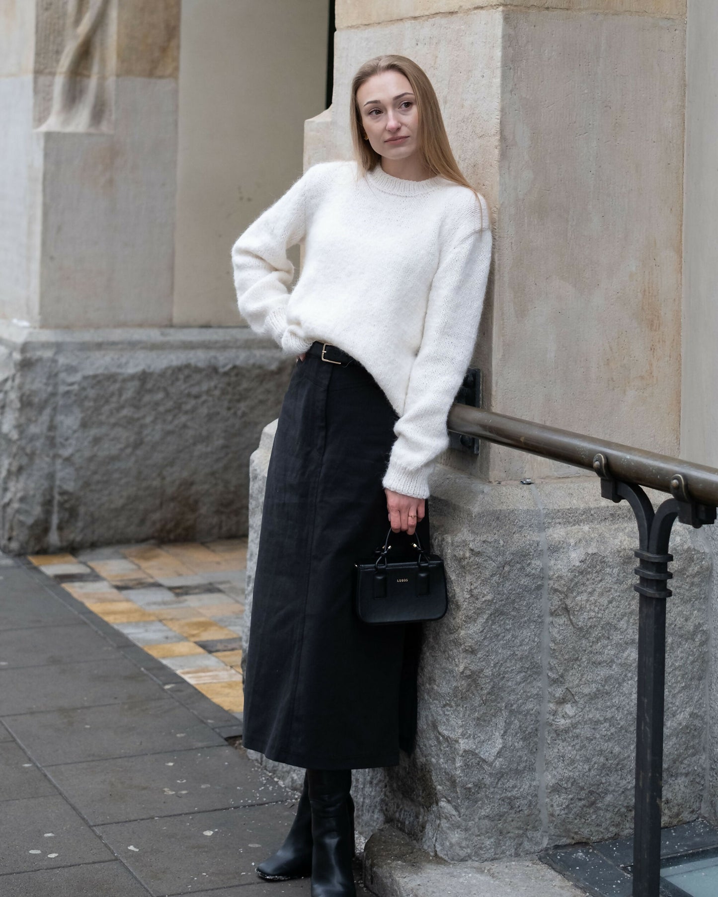 Sweter DIANA – Złamana Biel