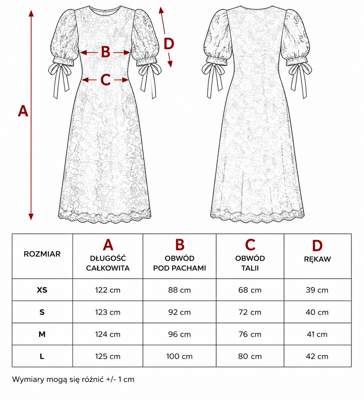 SUKIENKA GRACE