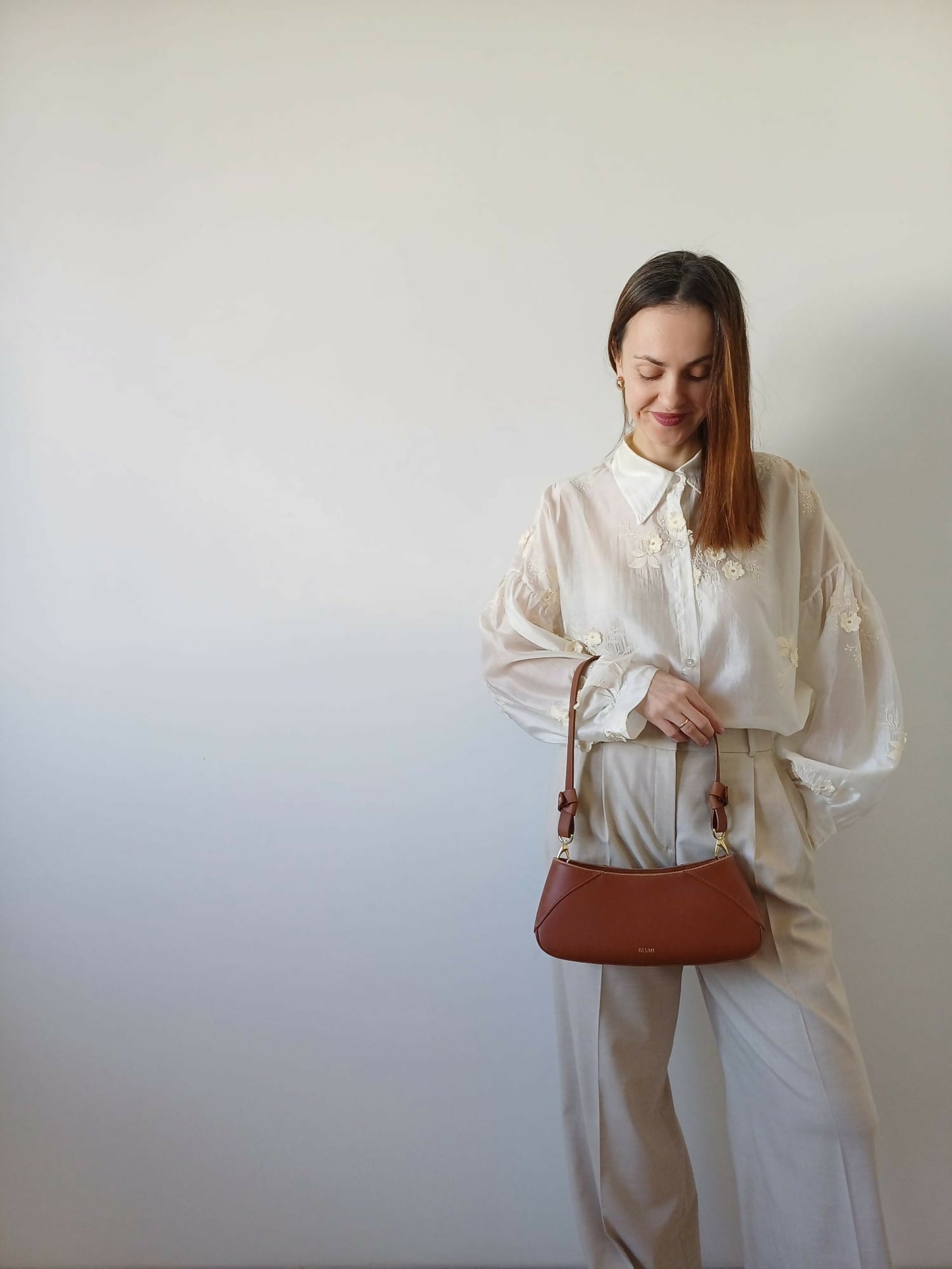 MADEINA COGNAC BROWN