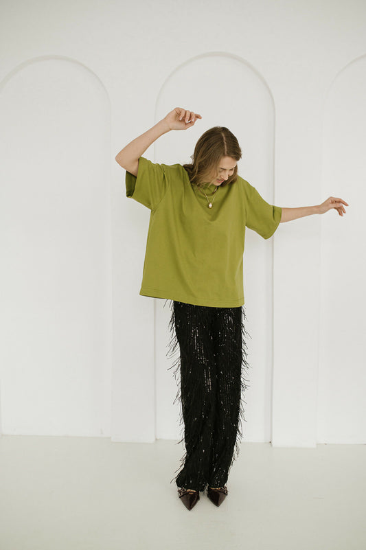 T-shirt oversize Verde