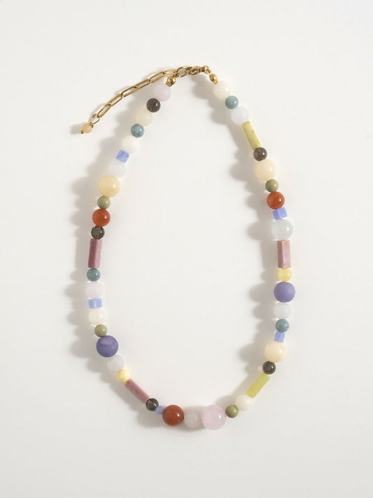 Kolorowy naszyjnik z kamieni naturalnych