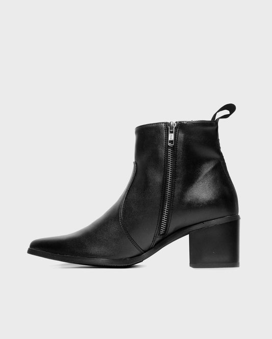 Swan No1 Black Nopal botki z roślinnej skóry