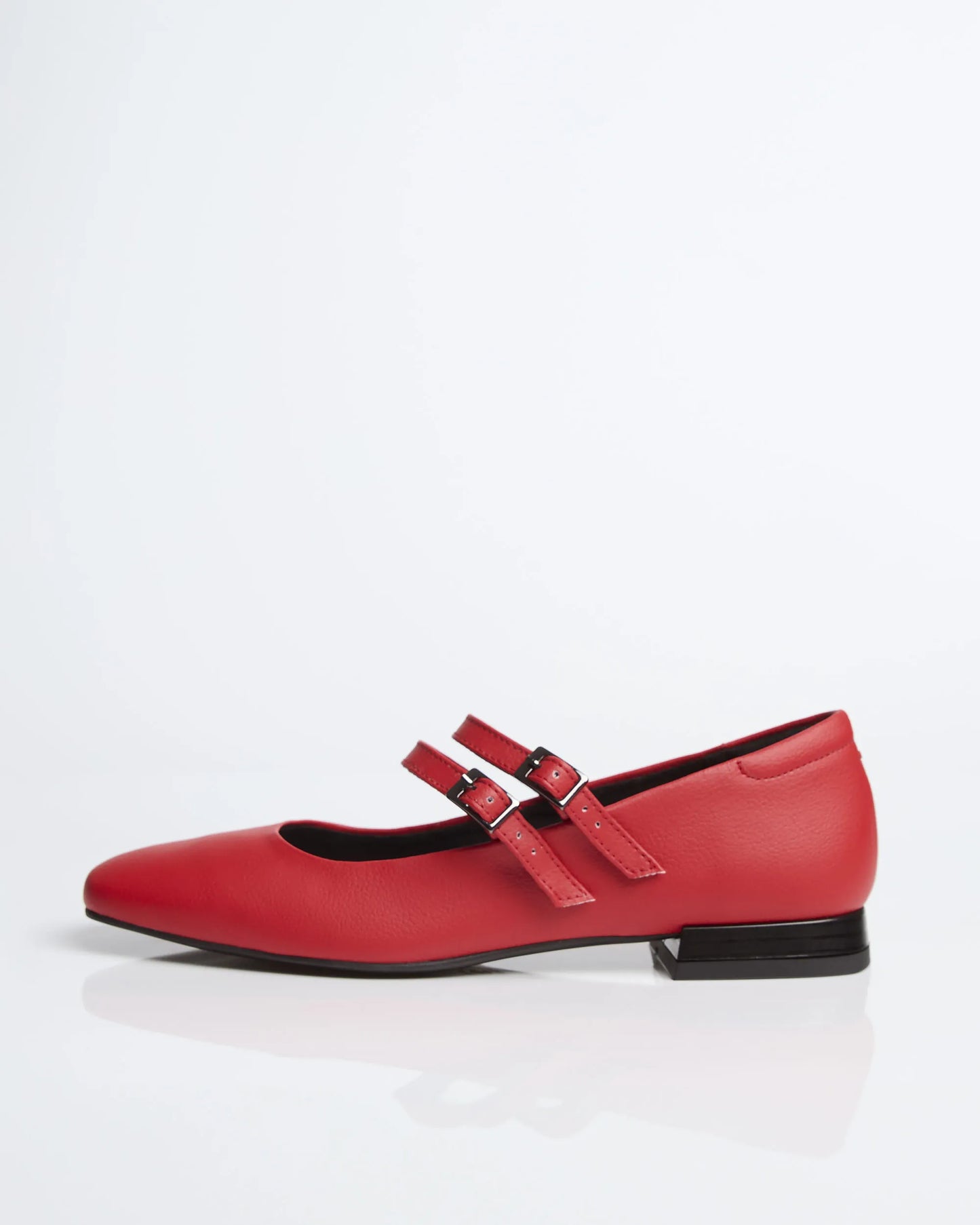 Strawberry Mary Jane Pumps czerwone baleriny