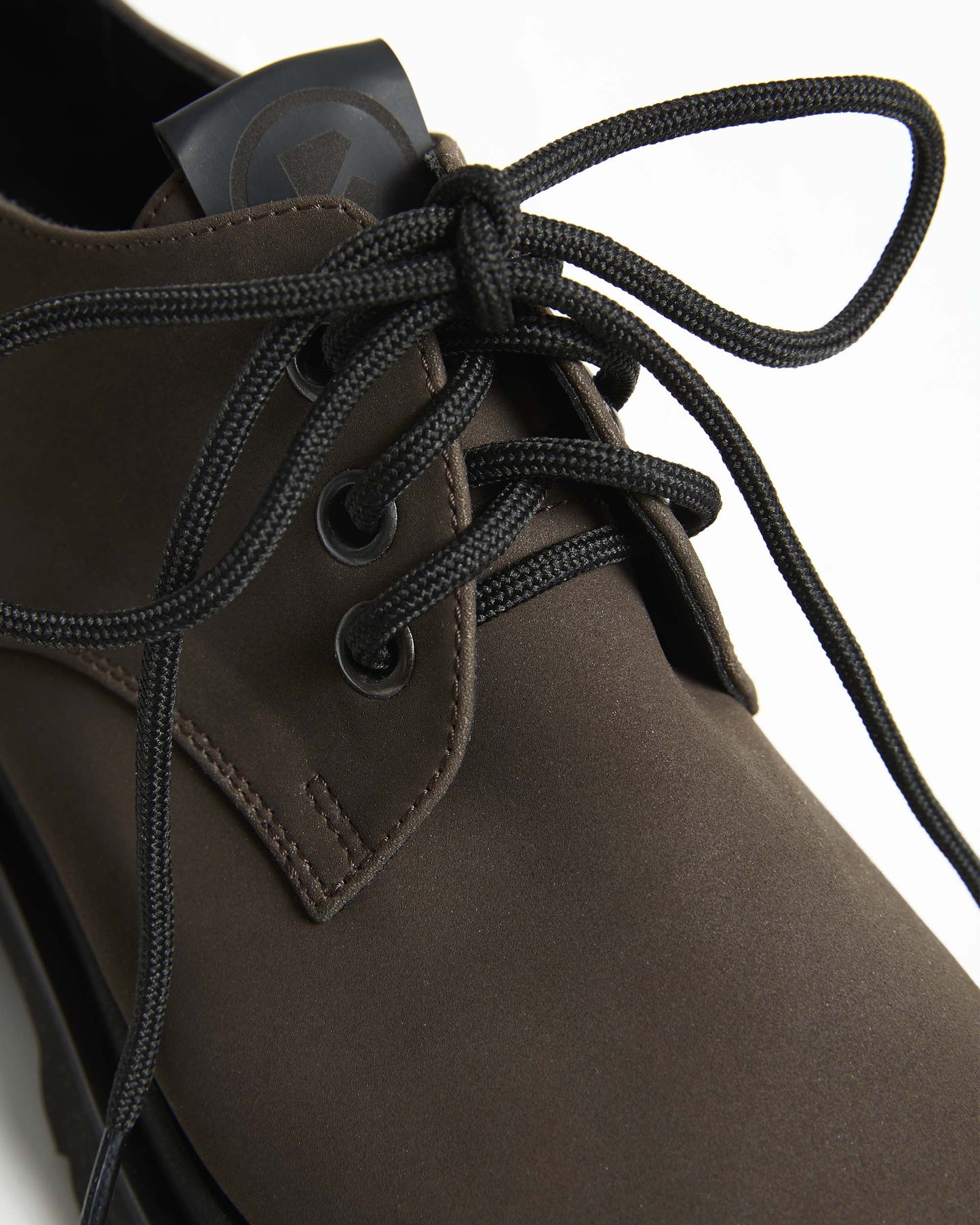 Chunky Derbs No 2 Chocolate zamszowe brązowe derby