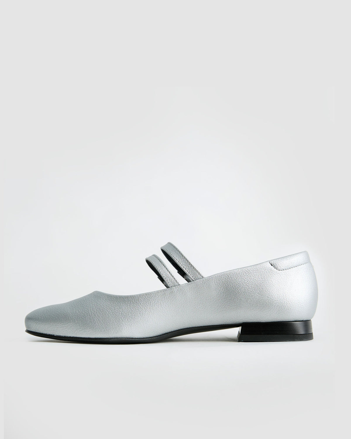 Sugar Mary Jane Pumps metaliczne baleriny