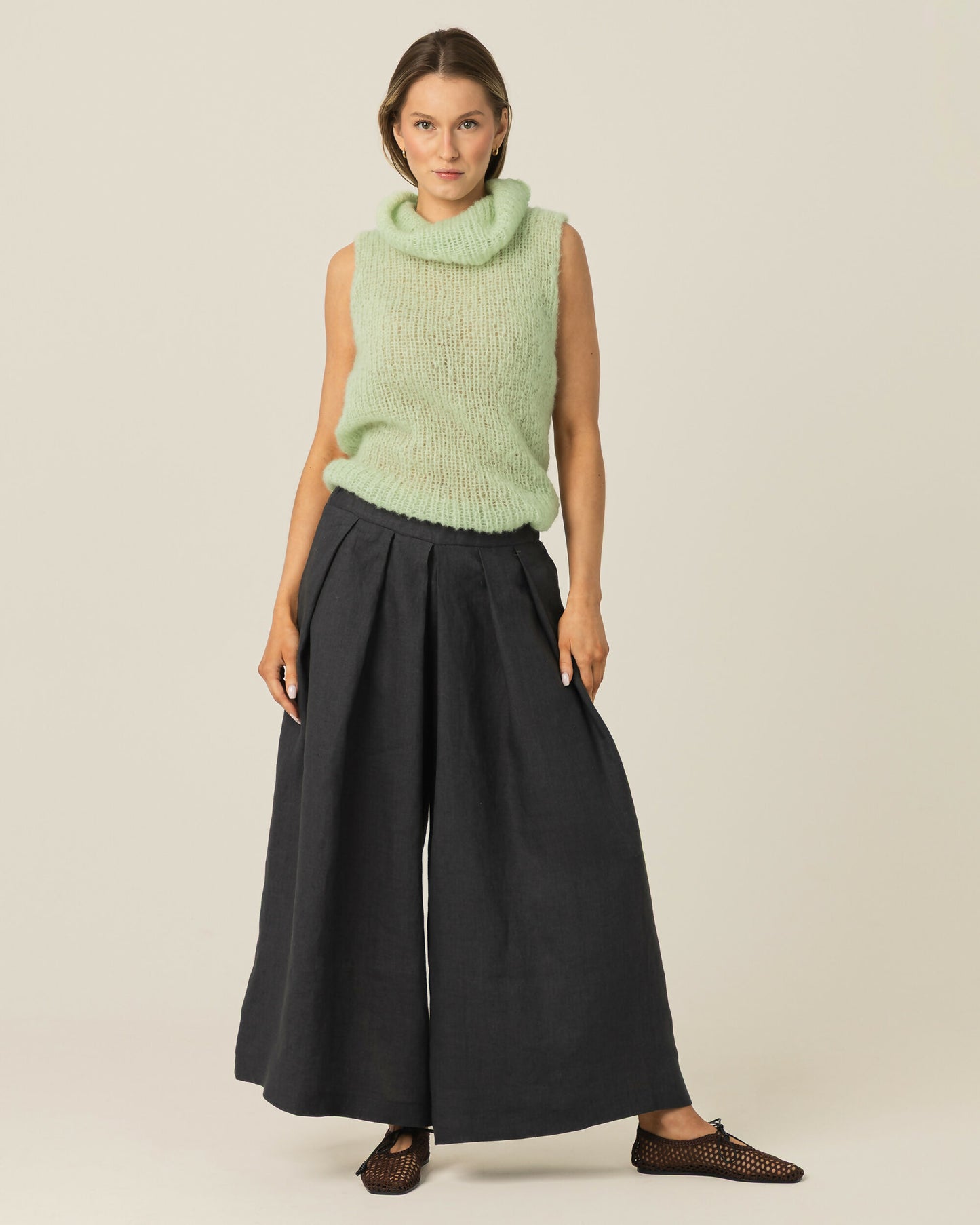 Spodnie HAKAMA - Len