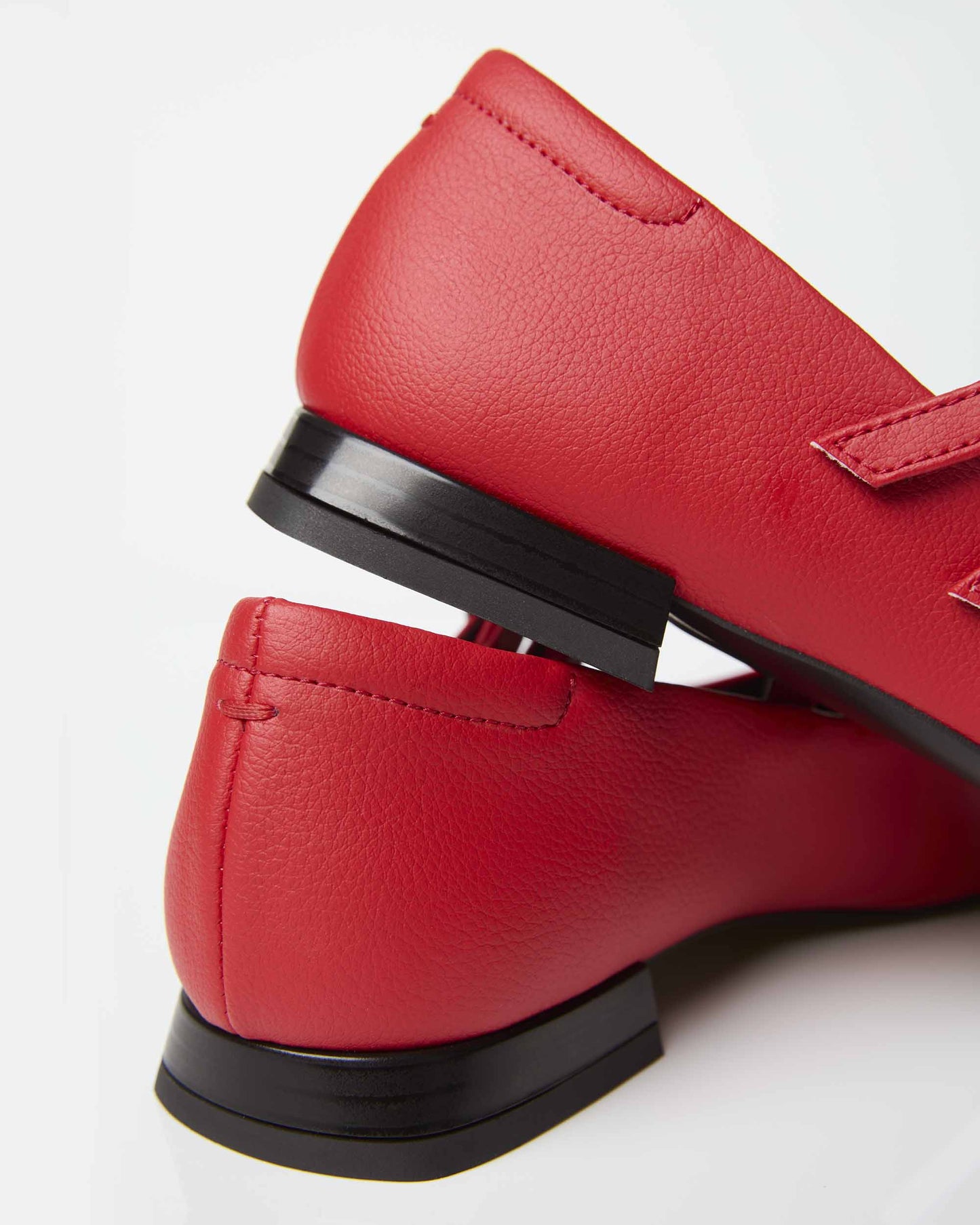 Strawberry Mary Jane Pumps czerwone baleriny