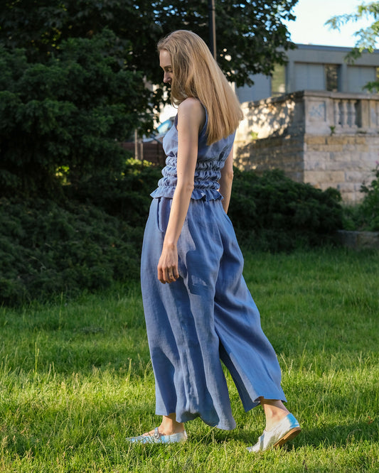 Spodnie HAKAMA - Len100