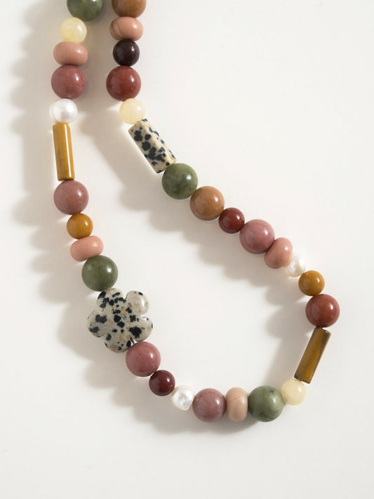 Boho naszyjnik z kamieni naturalnych