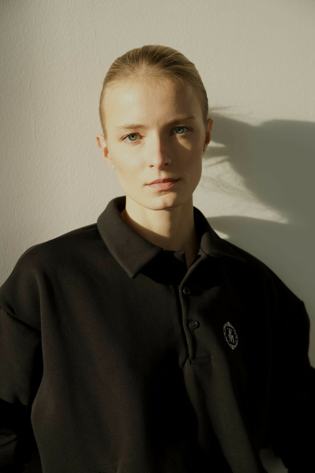 Czarna Bluza Polo