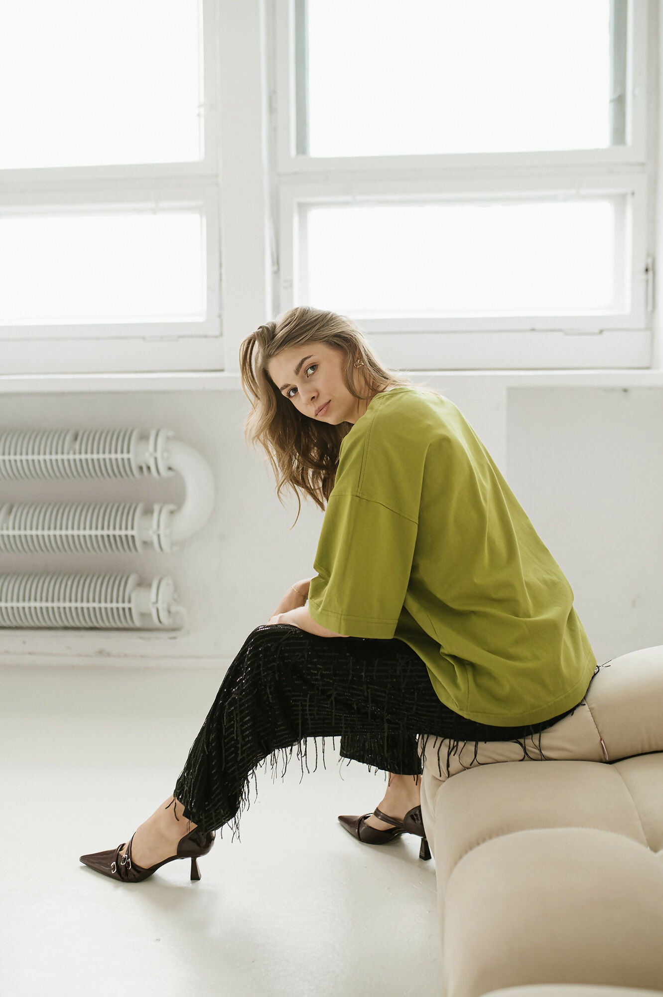 T-shirt oversize Verde