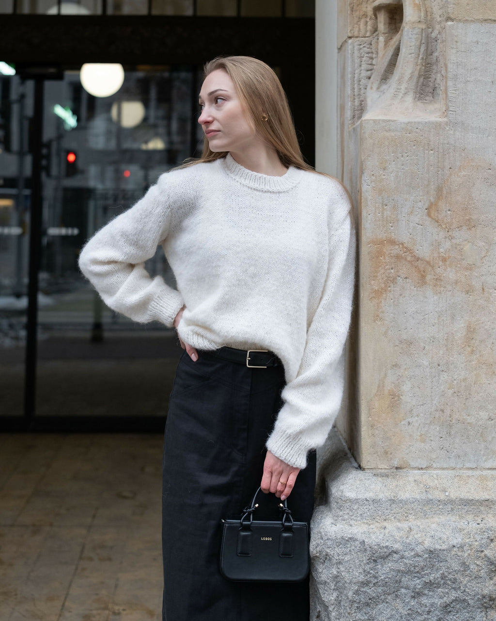 Sweter DIANA – Złamana Biel