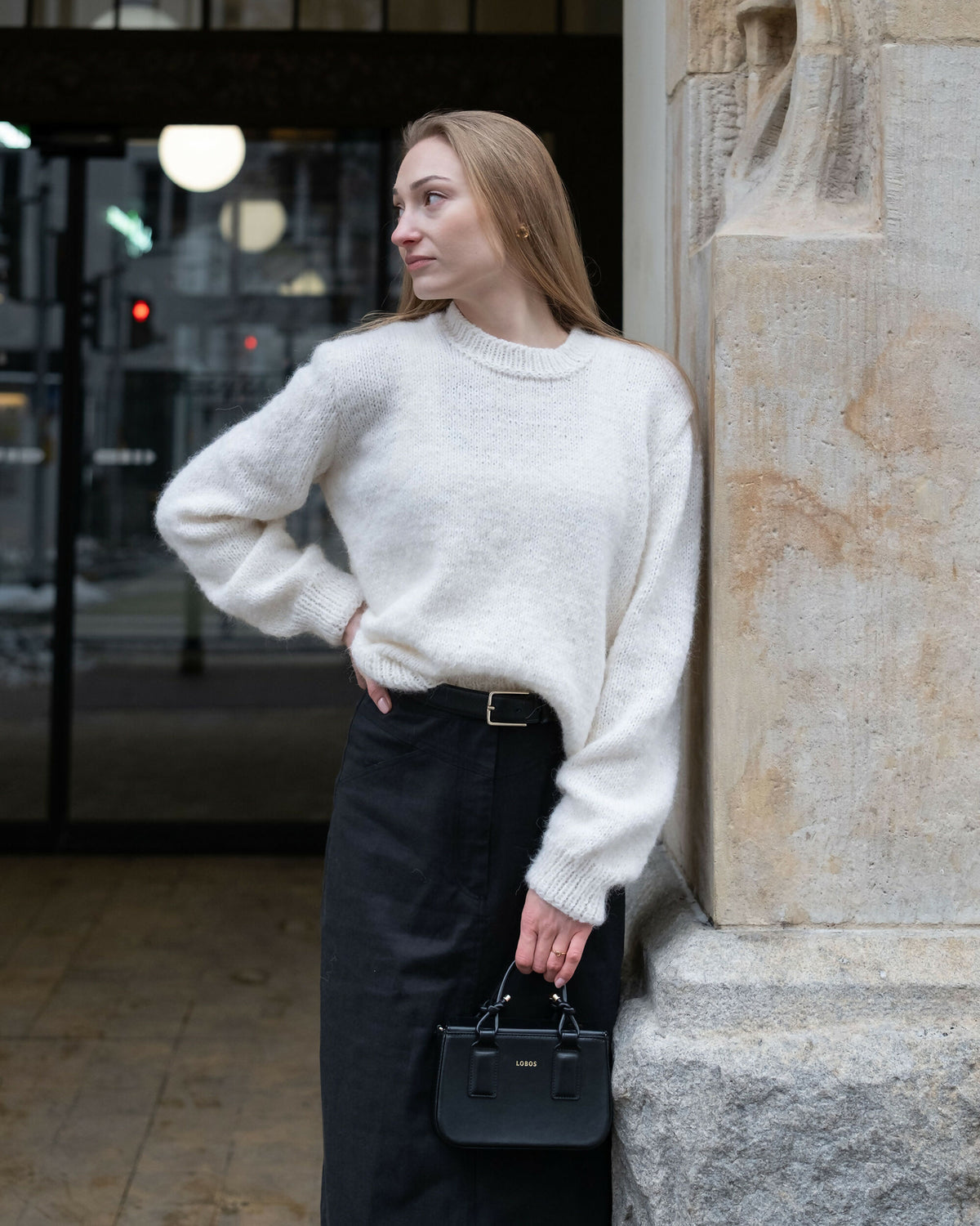 Sweter DIANA – Złamana Biel
