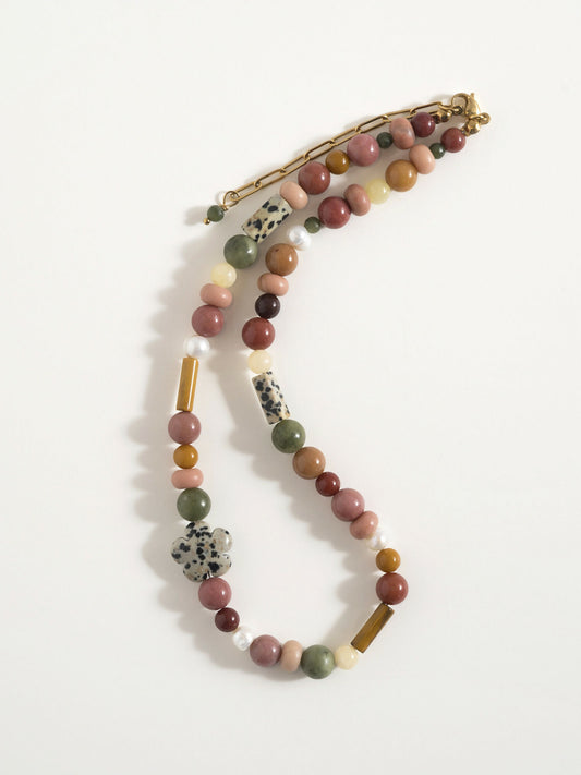 Boho naszyjnik z kamieni naturalnych