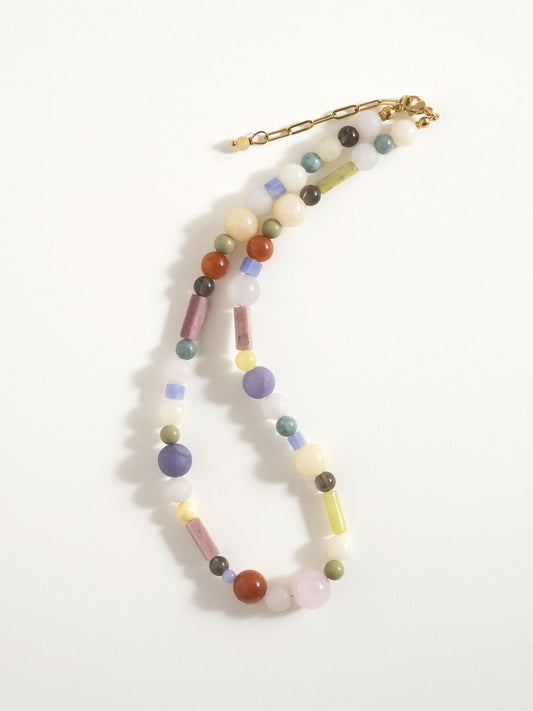 Kolorowy naszyjnik z kamieni naturalnych