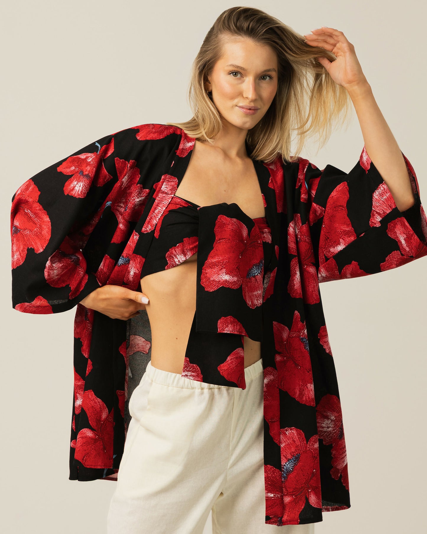 Kimono HIRO - kwiaty