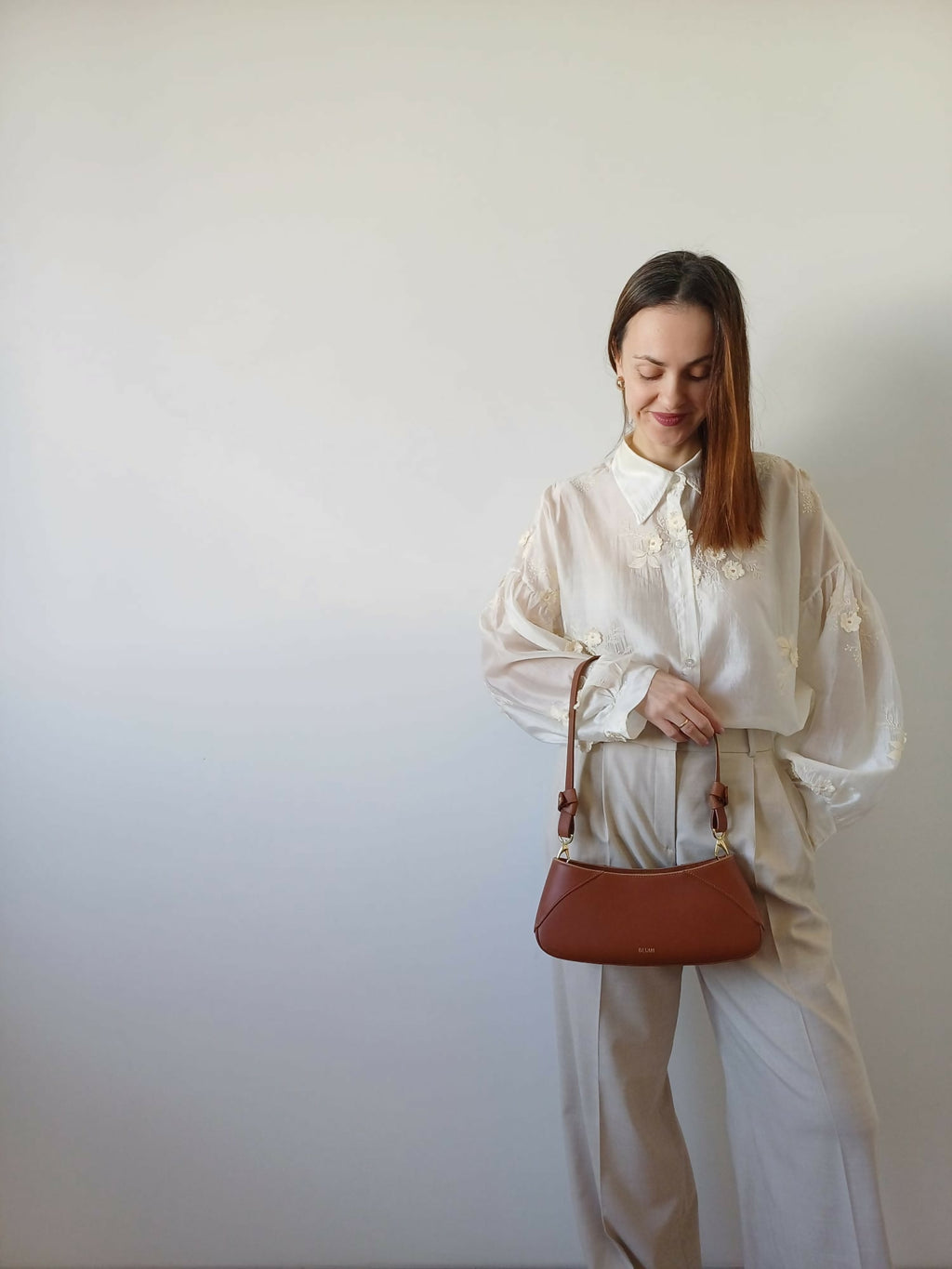 MADEINA COGNAC BROWN