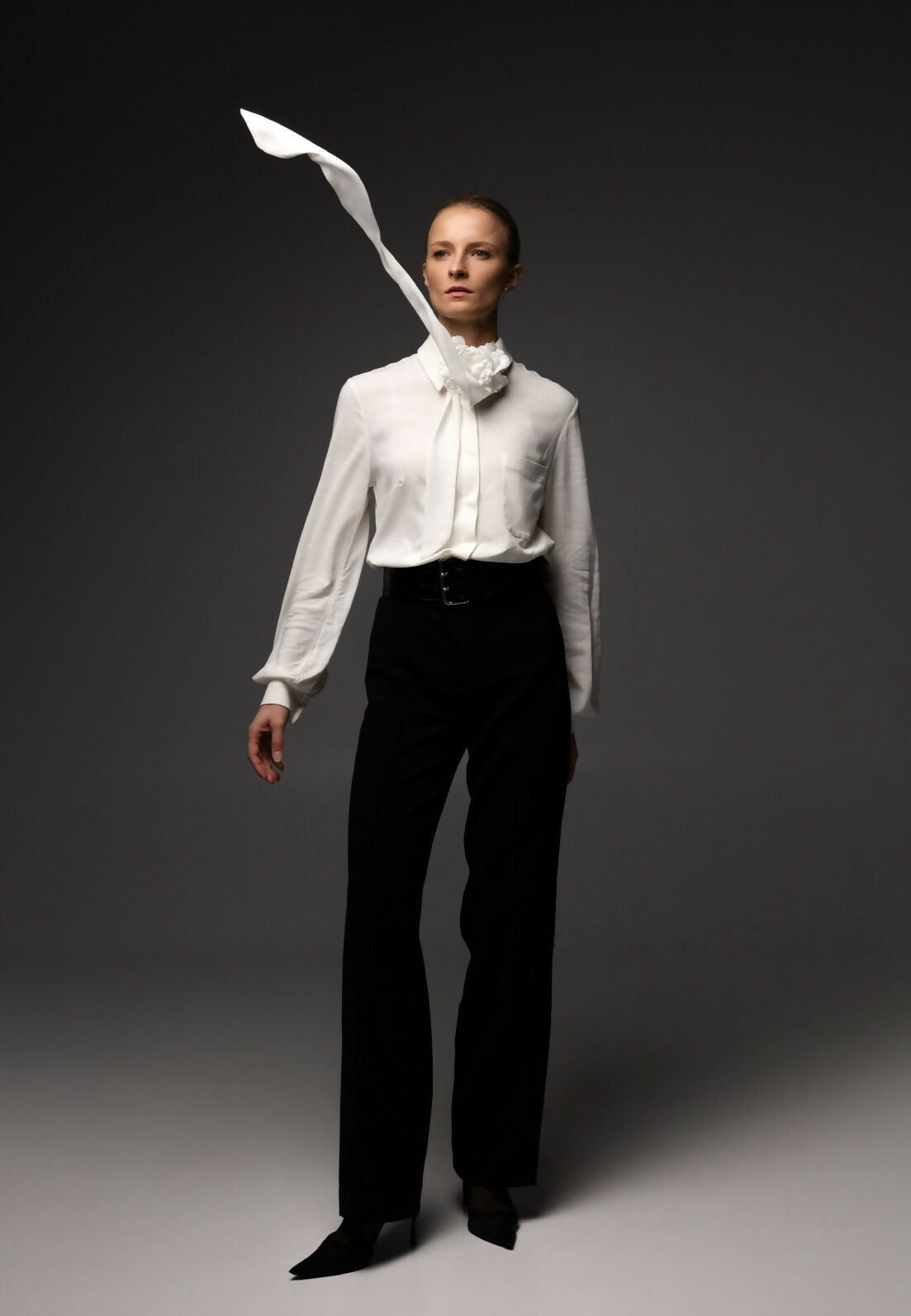 Koszula z bufiastymi rękawami