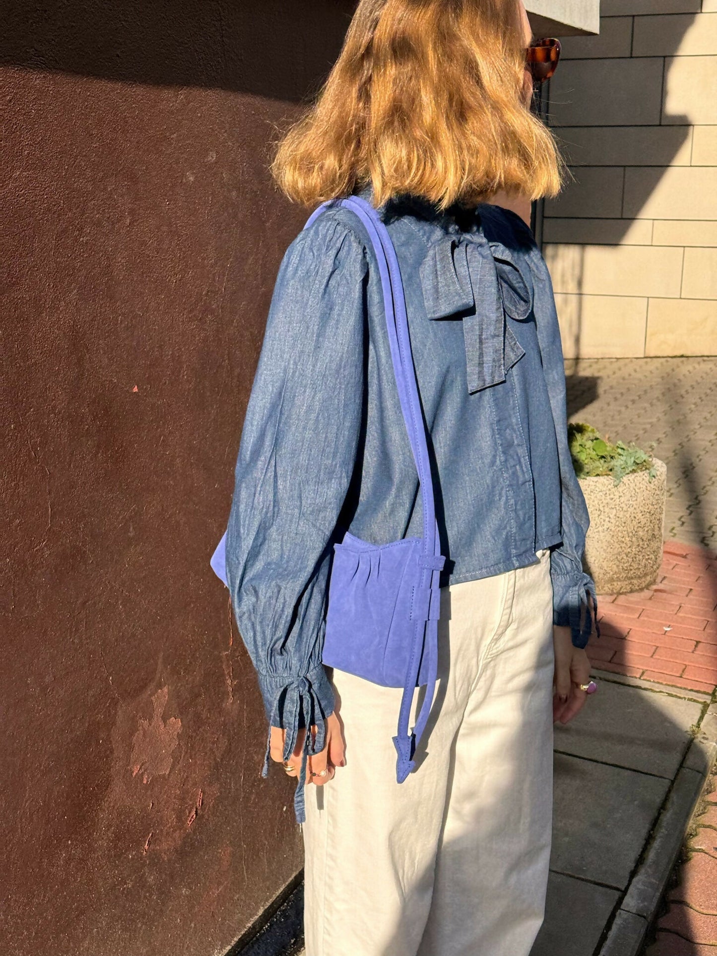 Sofi denim blouse