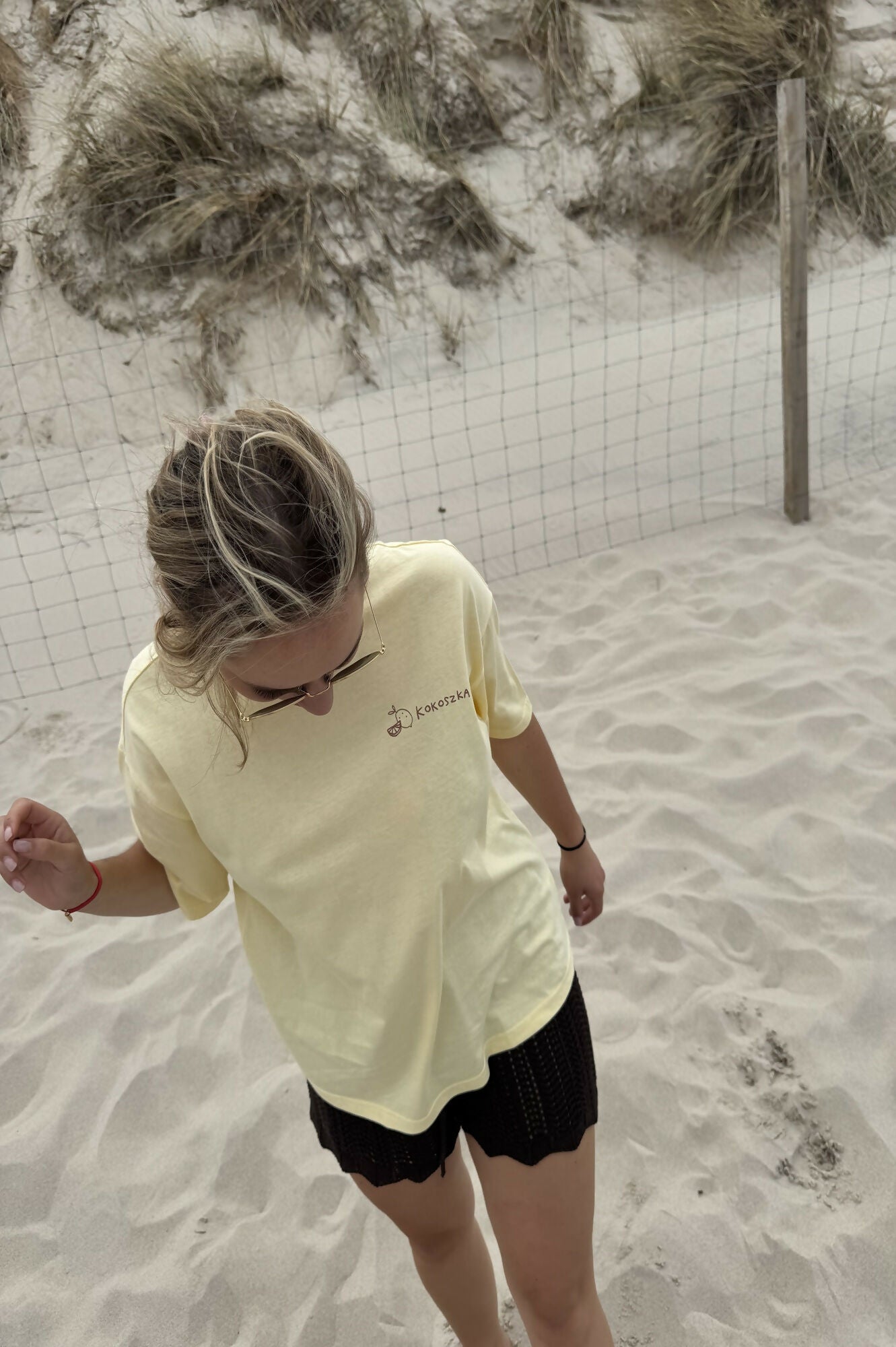 T-shirt z nadrukiem Felicità