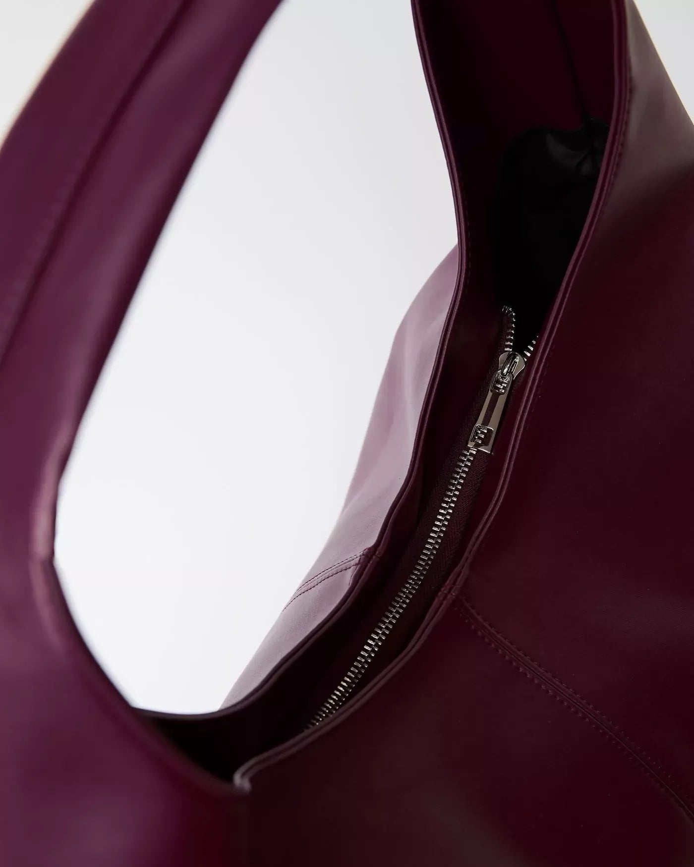Slouchy Shopper Bag Burgund