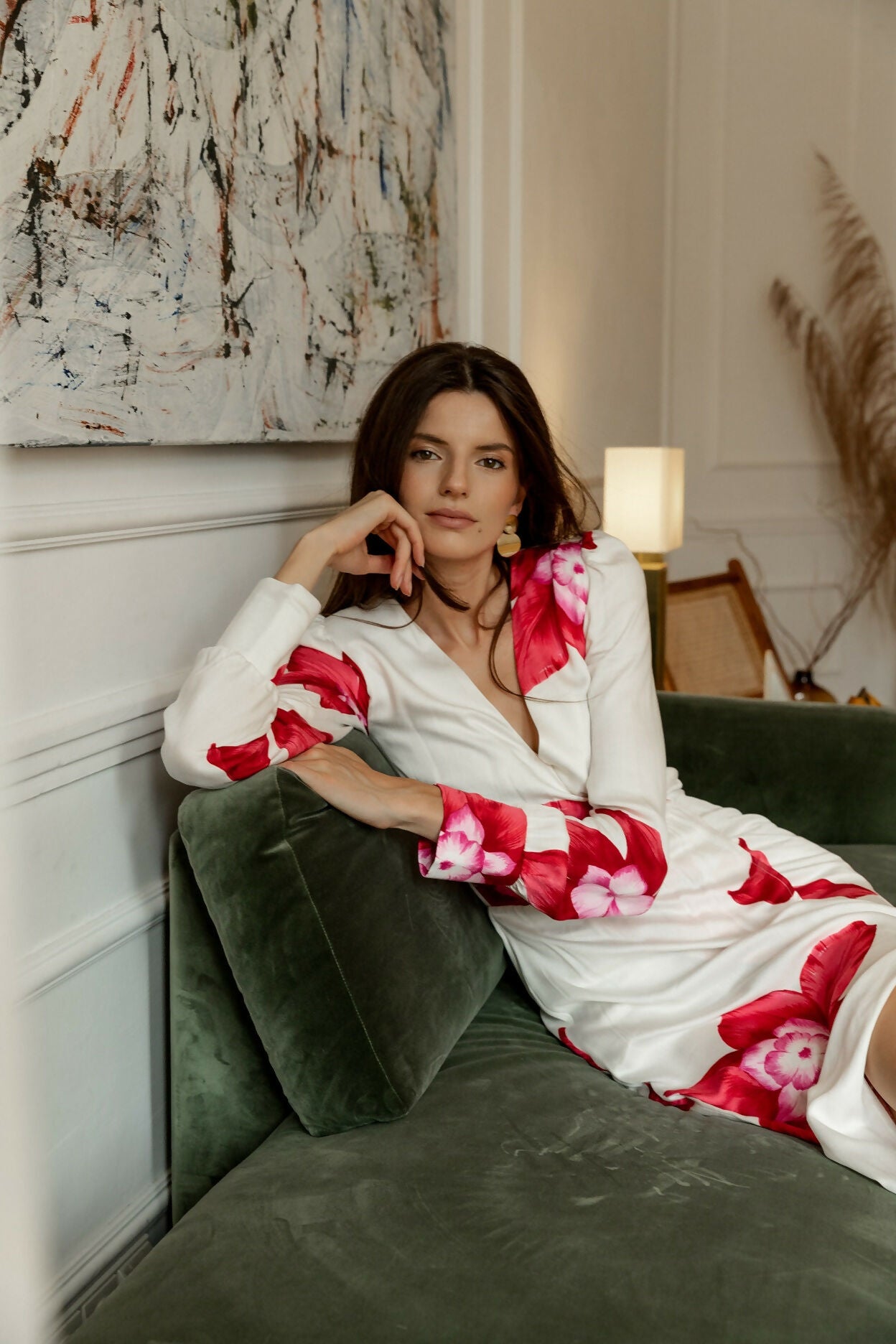 Maxi sukienka w kwiaty