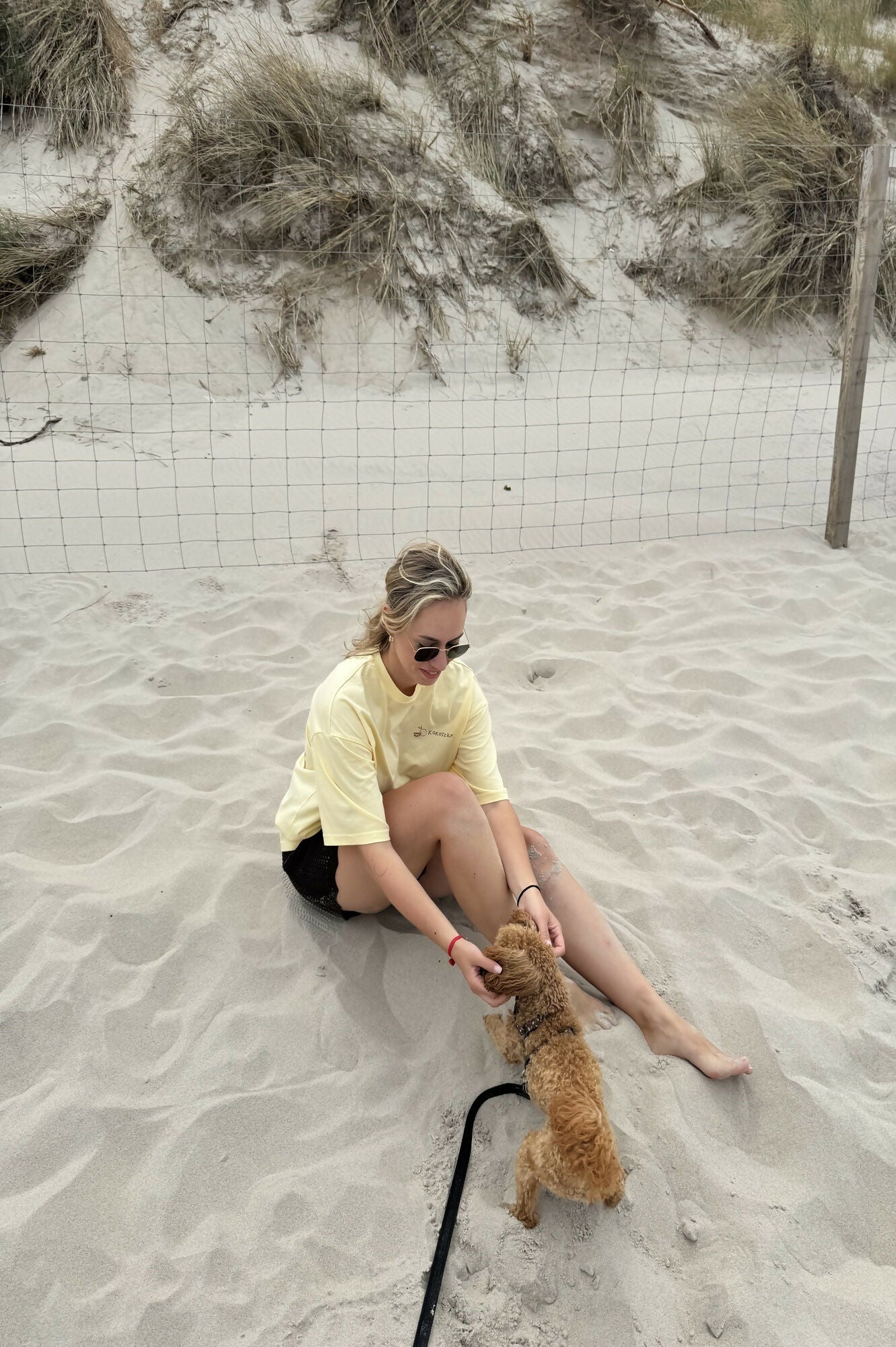 T-shirt z nadrukiem Felicità