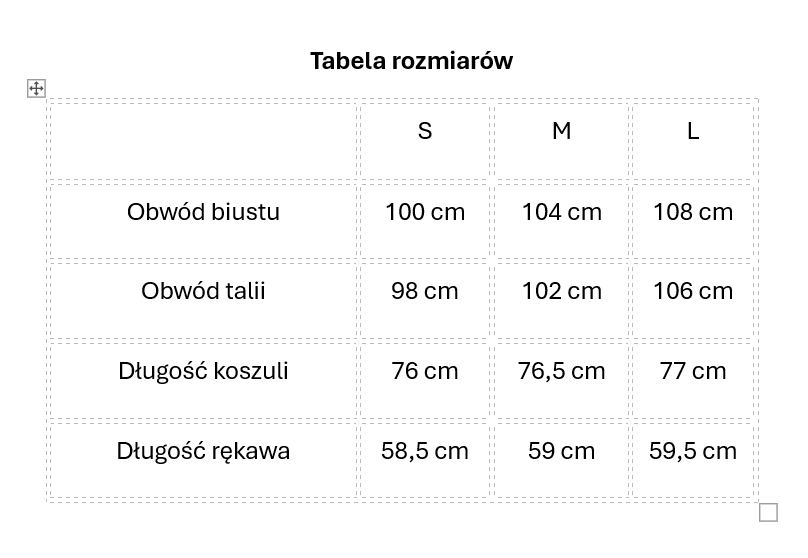 Jeansowa koszula oversize