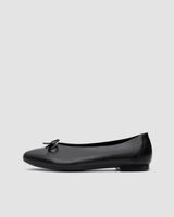 Mossy Pumps Black czarne baleriny z kokardką