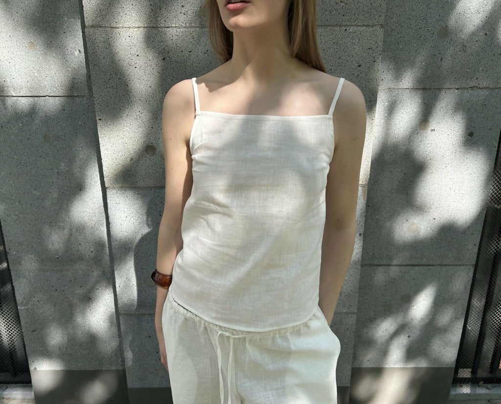 Lniany top Harper