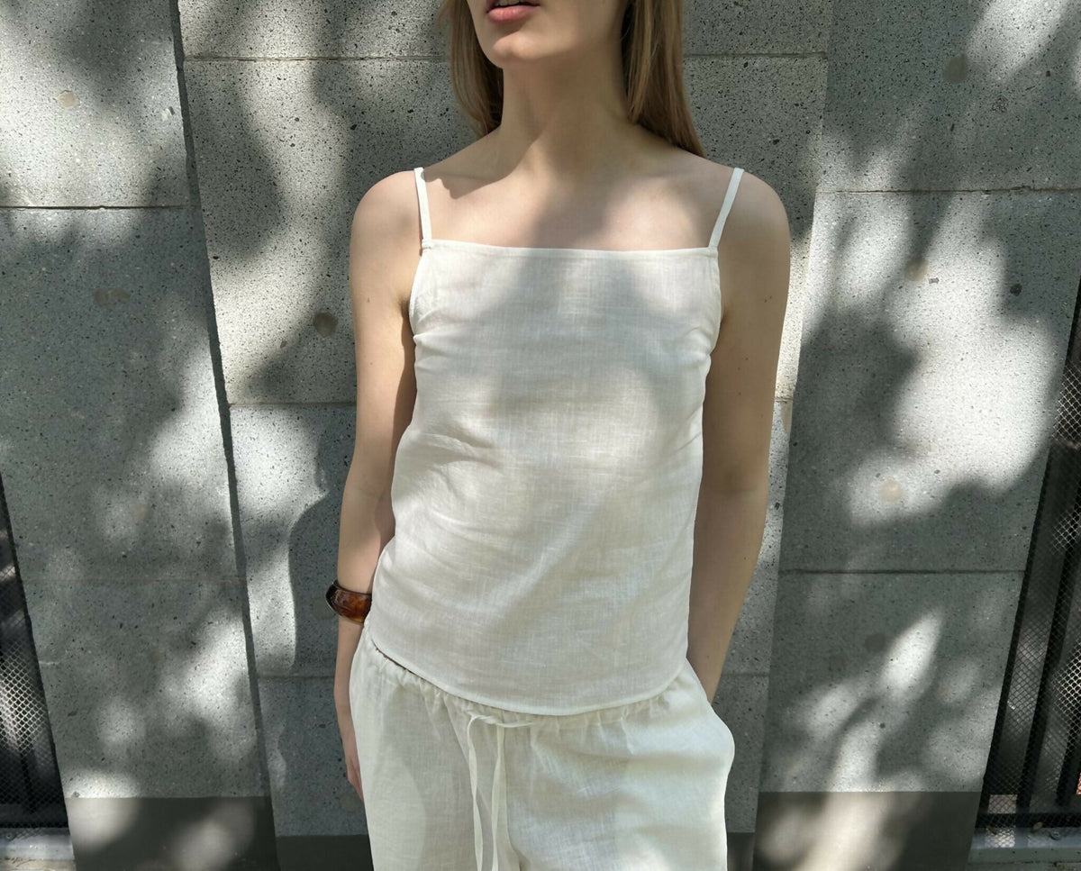 Lniany top Harper