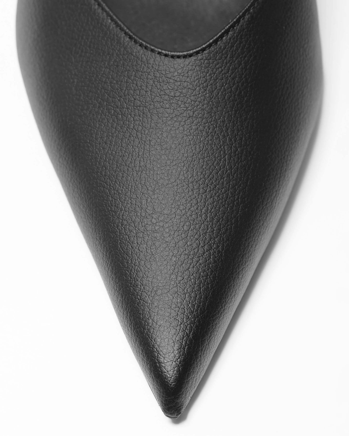 Kitten Heels Black czarne czółenka z odkrytą piętą