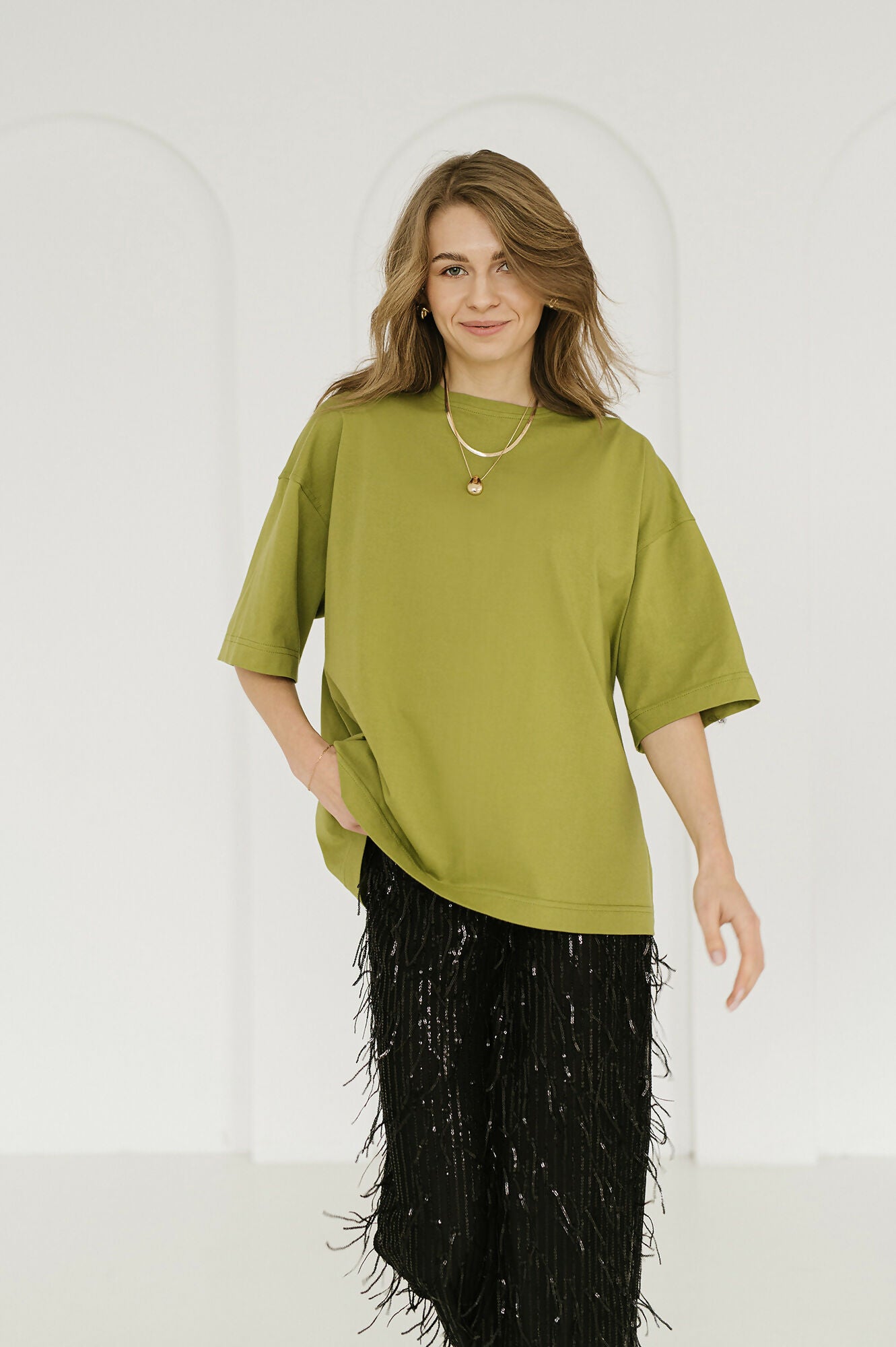 T-shirt oversize Verde