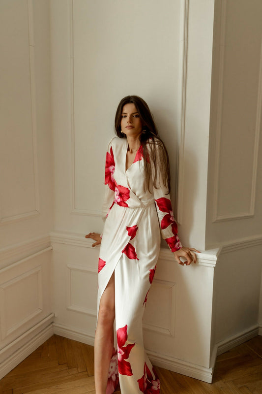 Maxi sukienka w kwiaty